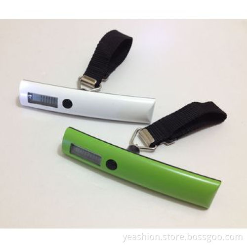 Electronic travel/luggage tape scale, auto off, tare and low battery indication